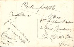 Flores de la fantasía de la POSTAL de la VENDIMIA