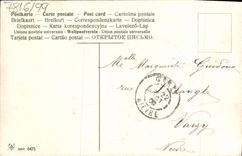 CPA Fantaisie Fleurs Chateau