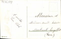 Flores de Poisson de la fantasía de la POSTAL de la VENDIMIA