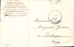 Flores de la fantasía de la POSTAL de la VENDIMIA