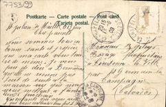 La fantasía de la POSTAL de la VENDIMIA florece el trébol