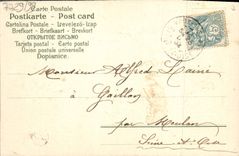 Flores de la fantasía de la POSTAL de la VENDIMIA