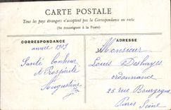 CPA Fantaisie Fleurs Bonne annee Colombes 