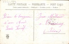 CPA Fantaisie Fleurs Violon Musique