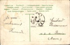 Flores de la fantasía de la POSTAL de la VENDIMIA