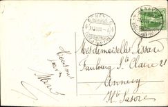 Flores de la fantasía de la POSTAL de la VENDIMIA