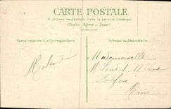 Flores de la fantasía de la POSTAL de la VENDIMIA