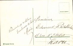 Flores de la fantasía de la POSTAL de la VENDIMIA