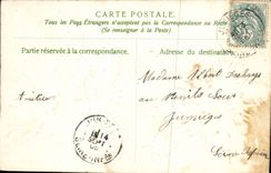 Flores de la fantasía de la POSTAL de la VENDIMIA