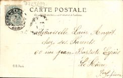 Flores de la fantasía de la POSTAL de la VENDIMIA