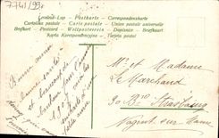 Flores de la fantasía de la POSTAL de la VENDIMIA