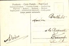 Flores de la fantasía de la POSTAL de la VENDIMIA