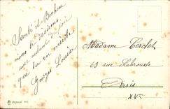 VINTAGE POSTCARD Fantasy Flowers