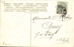 VINTAGE POSTCARD Fantasy Flowers Hand