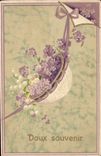 VINTAGE POSTCARD Fantasy Flowers