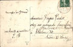 VINTAGE POSTCARD Fantasy Flowers