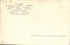 VINTAGE POSTCARD Fantasy Flowers