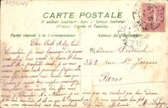 VINTAGE POSTCARD Fantasy Flowers