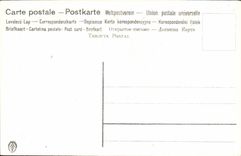 VINTAGE POSTCARD Fantasy Flowers