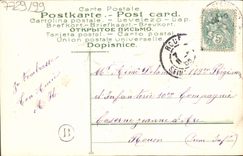 VINTAGE POSTCARD Fantasy Flowers