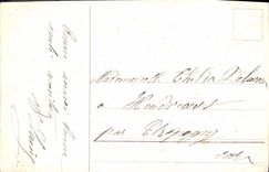 CPA Fantaisie Fleurs Trefles Colombes 