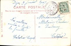 VINTAGE POSTCARD Fantasy Flowers Windmill