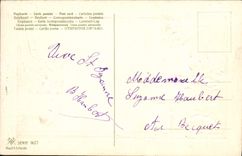 VINTAGE POSTCARD Fantasy Flowers