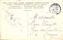 VINTAGE POSTCARD Fantasy Flowers