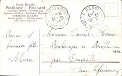 VINTAGE POSTCARD Fantasy Flowers