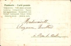 VINTAGE POSTCARD Fantasy Flowers