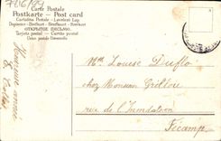 CPA Fantaisie Fleurs Enfants Trefles