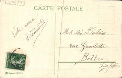 VINTAGE POSTCARD Fantasy Flowers