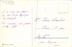 CPA Fantaisie Fleurs Moulin a vent Fer a cheval