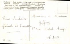 VINTAGE POSTCARD Fantasy Flowers