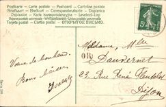 CPA Fantaisie Fleurs Heureuse Annee Trefle