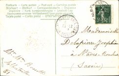 CPA Fantaisie Fleurs Femme Eventail