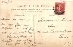 VINTAGE POSTCARD Fantasy Flowers