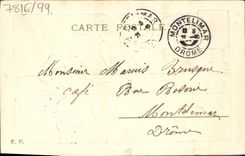 VINTAGE POSTCARD Fantasy Flowers