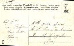 VINTAGE POSTCARD Fantasy Flowers Doves