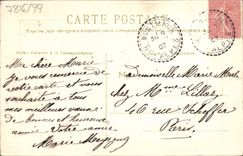 VINTAGE POSTCARD Fantasy Flowers