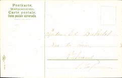 VINTAGE POSTCARD Fantasy Flowers