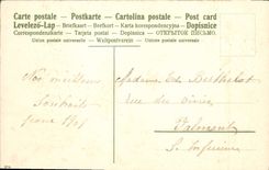 VINTAGE POSTCARD Fantasy Flowers