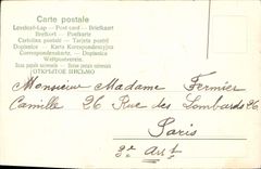 CPA Fantaisie Fleurs Feuilles Montagne