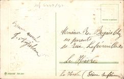 VINTAGE POSTCARD Fantasy Flowers