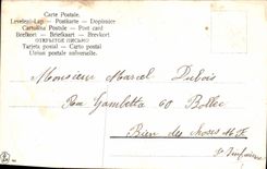 VINTAGE POSTCARD Fantasy Flowers