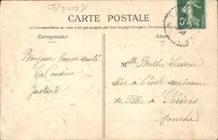 VINTAGE POSTCARD Fantasy Flowers