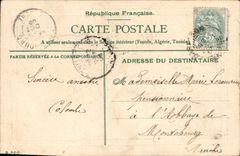 VINTAGE POSTCARD Fantasy Flowers