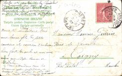 VINTAGE POSTCARD Fantasy Flowers