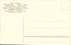 VINTAGE POSTCARD Fantasy Flowers