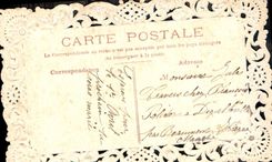 VINTAGE POSTCARD Fantasy Brodee Flowers